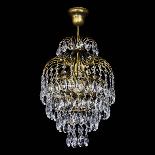 Люстра Лора №3 журавлик под бронзу в Ижевске Гусь Хрустальный