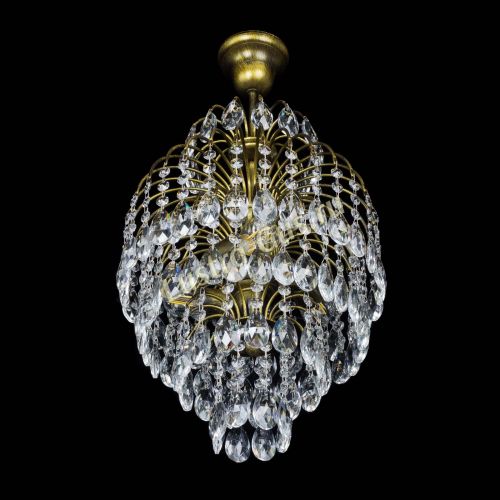 Люстра Лора №3 журавлик под бронзу в Ижевске Гусь Хрустальный