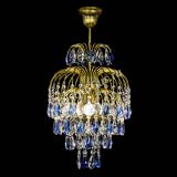 Люстра Лора №3 журавлик Синяя под бронзу в Ижевске