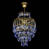 Люстра Лора №3 журавлик Синяя под бронзу в Ижевске