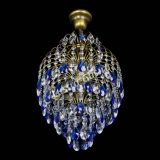 Люстра Лора №3 журавлик Синяя под бронзу в Ижевске