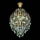 Люстра Лора №3 журавлик Зеленая под бронзу в Ижевске