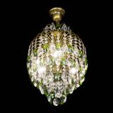 Люстра Лора №3 журавлик Зеленая под бронзу в Ижевске