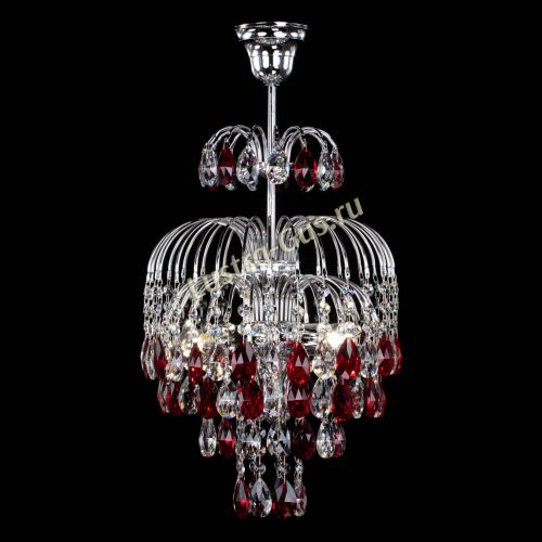 Люстра Лора №3 журавлик красная в Ижевске Гусь Хрустальный