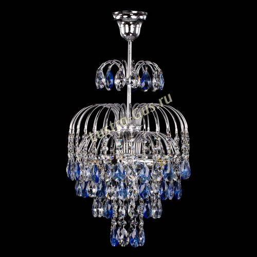 Люстра Лора №3 журавлик синяя в Ижевске Гусь Хрустальный