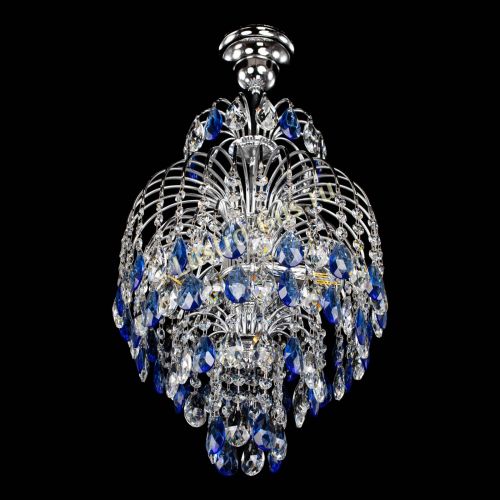 Люстра Лора №3 журавлик синяя в Ижевске Гусь Хрустальный