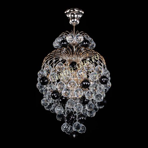 Люстра Лора Шар 40 черная в Ижевске Гусь Хрустальный