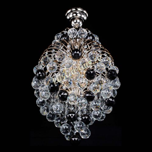 Люстра Лора Шар 40 черная в Ижевске Гусь Хрустальный