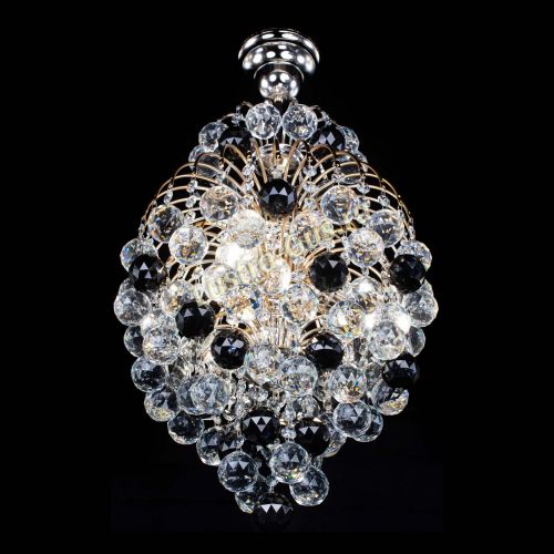 Люстра Лора Шар 40 черная в Ижевске Гусь Хрустальный