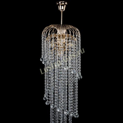 Люстра Лора Винтаж длинная (шар 30мм) в Ижевске Гусь Хрустальный