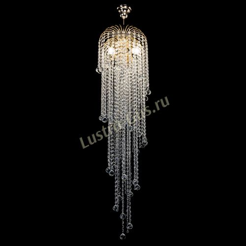 Люстра Лора Винтаж длинная (шар 30мм) в Ижевске Гусь Хрустальный