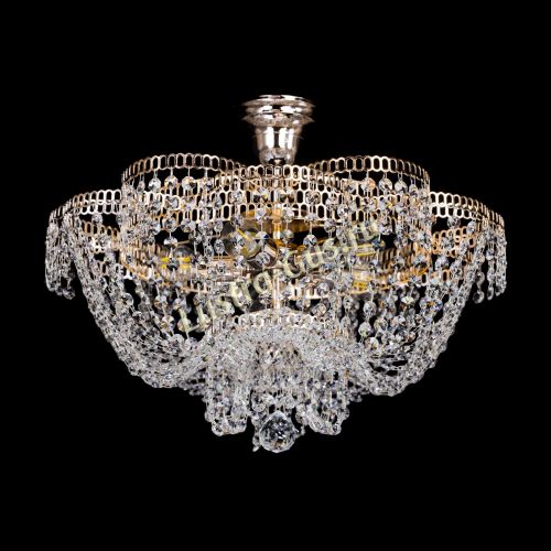 Люстра Лотос Пион с подвесом в Ижевске Гусь Хрустальный