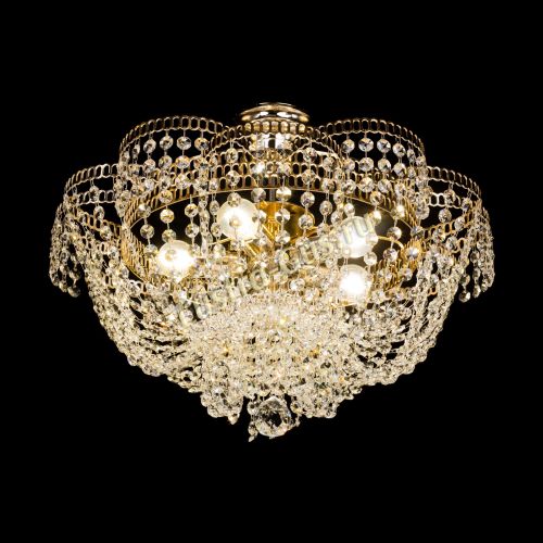 Люстра Лотос Пион с подвесом в Ижевске Гусь Хрустальный