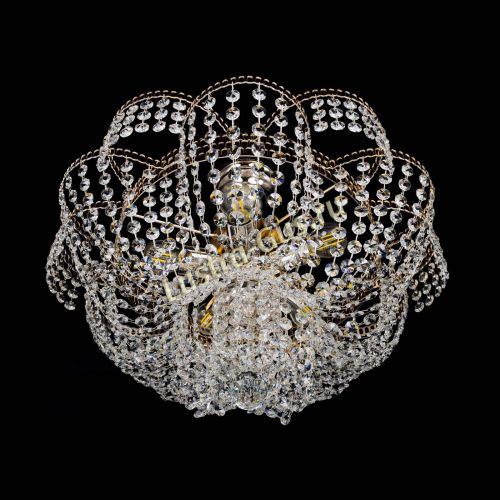 Люстра Лотос Пион с подвесом в Ижевске Гусь Хрустальный