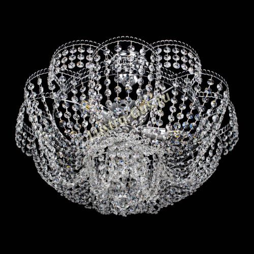 Люстра Лотос Пион с подвесом в Ижевске Гусь Хрустальный