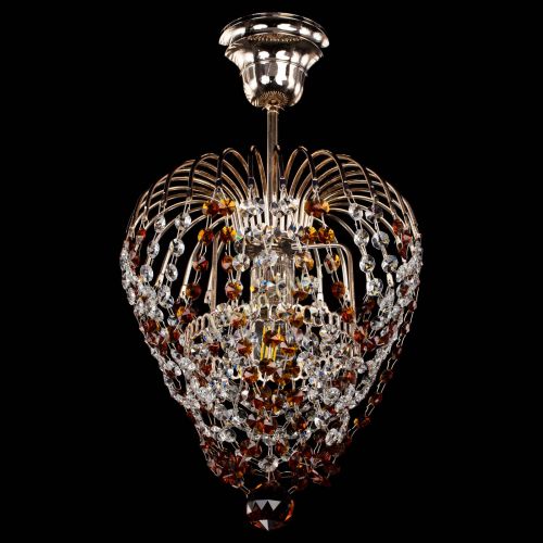 Люстра Малинка обтикон чайная в Ижевске Гусь Хрустальный