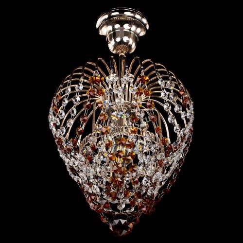 Люстра Малинка обтикон чайная в Ижевске Гусь Хрустальный