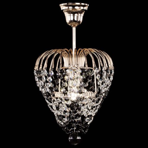 Люстра Малинка обтикон черная в Ижевске Гусь Хрустальный