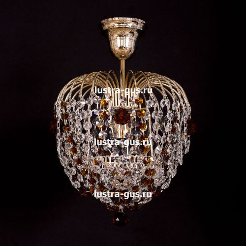 Люстра Малинка шар чайная в Ижевске Гусь Хрустальный