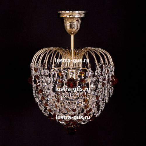Люстра Малинка шар чайная в Ижевске Гусь Хрустальный
