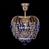 Люстра Малинка шар синяя в Ижевске