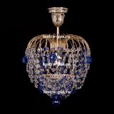 Люстра Малинка шар синяя в Ижевске