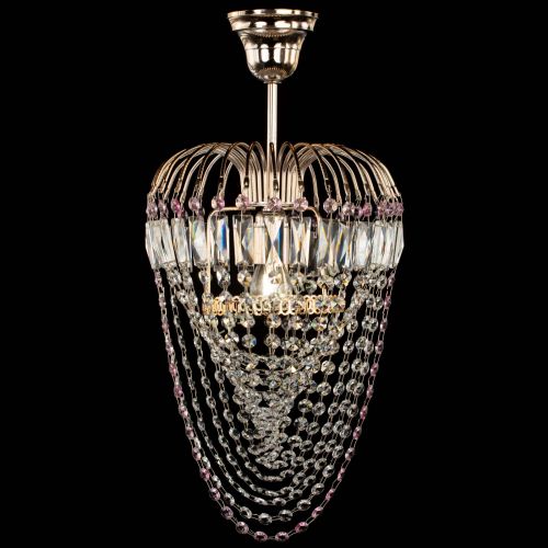 Люстра Малинка Водоворот розовая в Ижевске Гусь Хрустальный