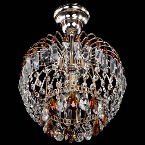 Люстра Малинка чайная в Ижевске Гусь Хрустальный