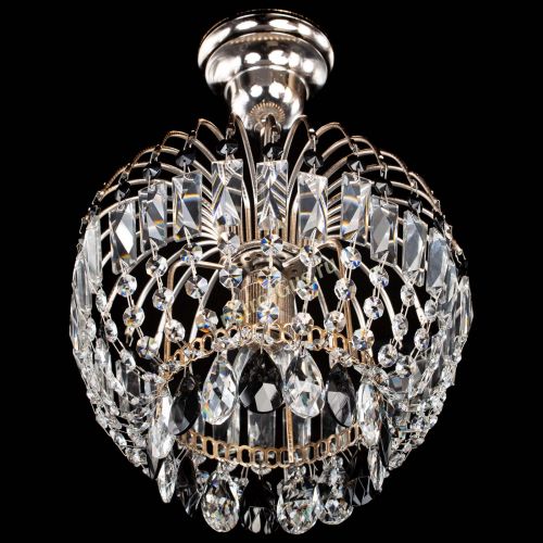 Люстра Малинка черная в Ижевске Гусь Хрустальный