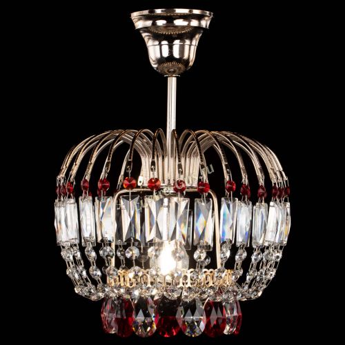 Люстра Малинка красная в Ижевске Гусь Хрустальный