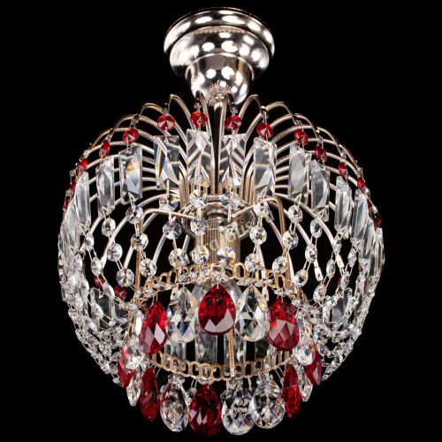 Люстра Малинка красная в Ижевске Гусь Хрустальный