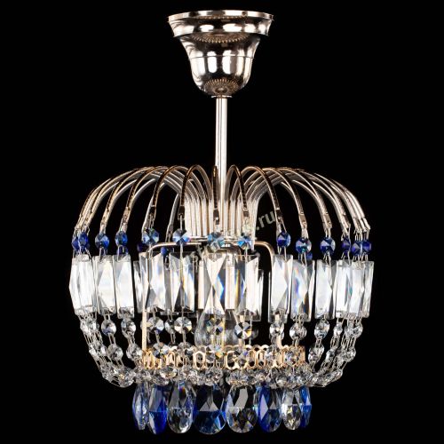 Люстра Малинка синяя в Ижевске Гусь Хрустальный