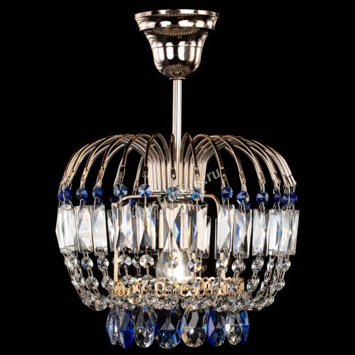 Люстра Малинка синяя в Ижевске Гусь Хрустальный