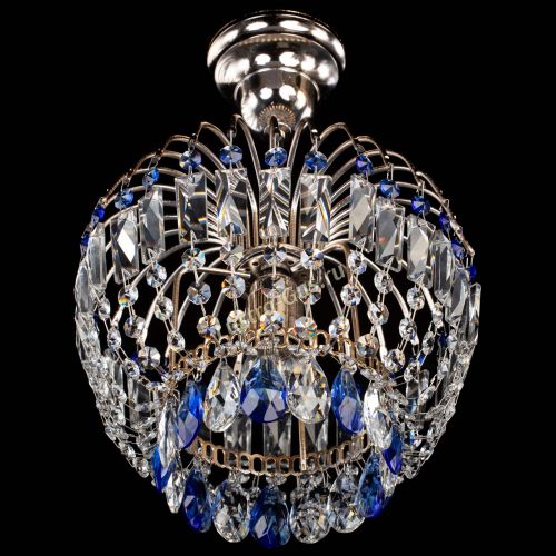 Люстра Малинка синяя в Ижевске Гусь Хрустальный