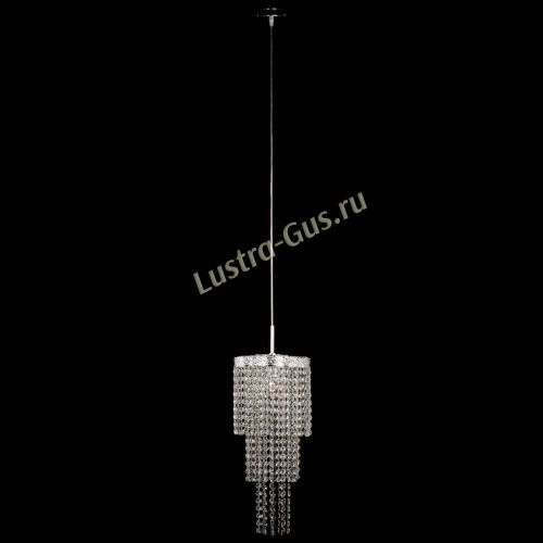 Люстра Милан №1 каскад на тросе в Ижевске Гусь Хрустальный