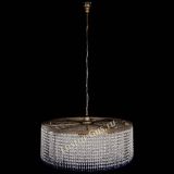 Люстра Милан капель №10 под бронзу синяя с подвесом в Ижевске