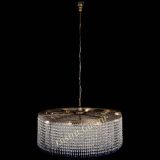 Люстра Милан капель №10 под бронзу синяя с подвесом в Ижевске