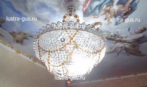 Люстра Натали с нарядом Роза чайная в Ижевске отзыв и фото покупателя