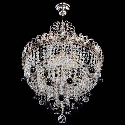 Люстра Натали Софья черная в Ижевске Гусь Хрустальный