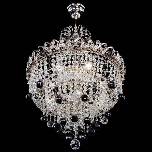 Люстра Натали Софья черная в Ижевске Гусь Хрустальный