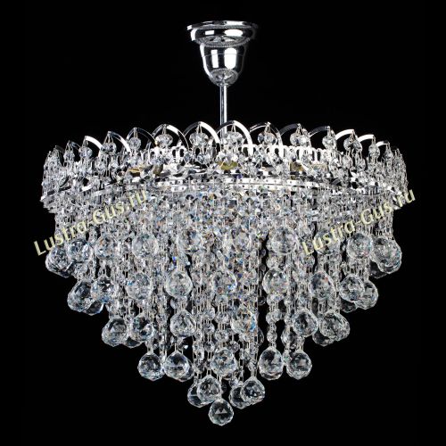 Люстра Капель Лепесток Шар  30мм с подвесом в Ижевске Гусь Хрустальный