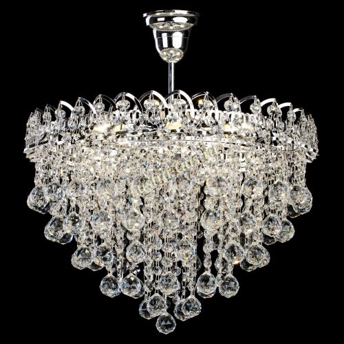 Люстра Капель Лепесток Шар  30мм с подвесом в Ижевске Гусь Хрустальный