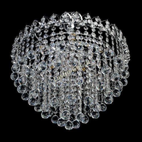 Люстра Капель Лепесток Шар  30мм с подвесом в Ижевске Гусь Хрустальный