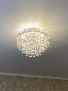 Люстра Капель Лепесток Шар  30мм с подвесом в Ижевске отзыв и фото покупателя