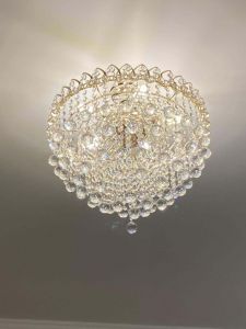 Люстра Капель Лепесток Шар  30мм с подвесом в Ижевске отзыв и фото покупателя