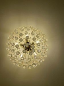 Люстра Капель Лепесток Шар  30мм с подвесом в Ижевске отзыв и фото покупателя