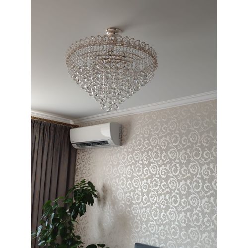 Люстра Капель Лепесток Шар  30мм с подвесом в Ижевске Гусь Хрустальный