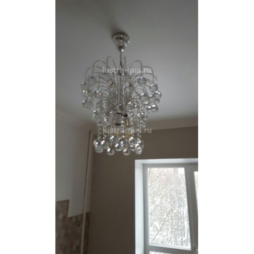 Люстра Каскад Шар 40 мм в Ижевске Гусь Хрустальный