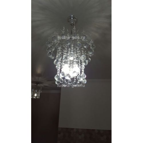 Люстра Каскад Шар 40 мм в Ижевске Гусь Хрустальный