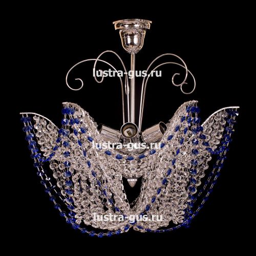 Люстра Орхидея №3 цветная в Ижевске Гусь Хрустальный